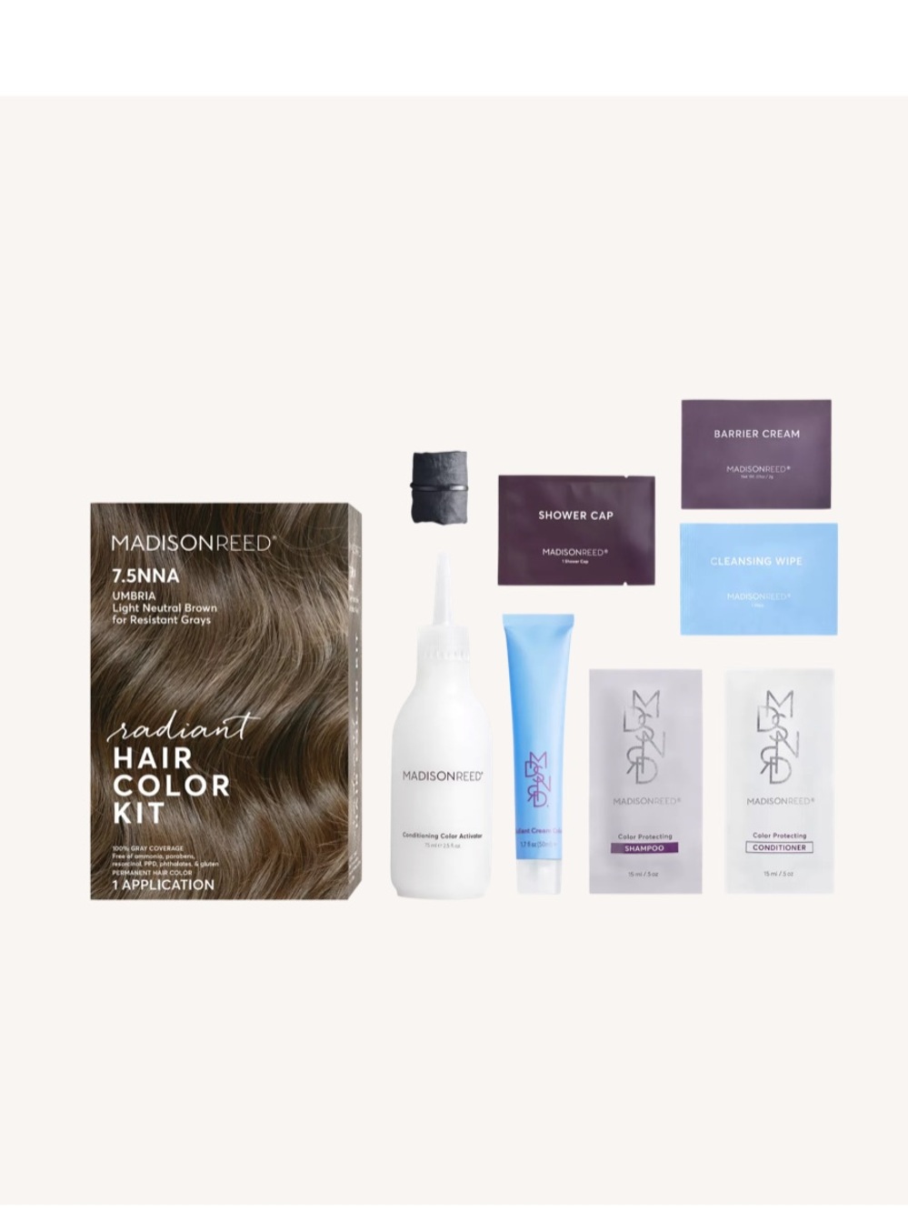 Permanent Hair Color  Umbria Light Brown - 7.5NNA